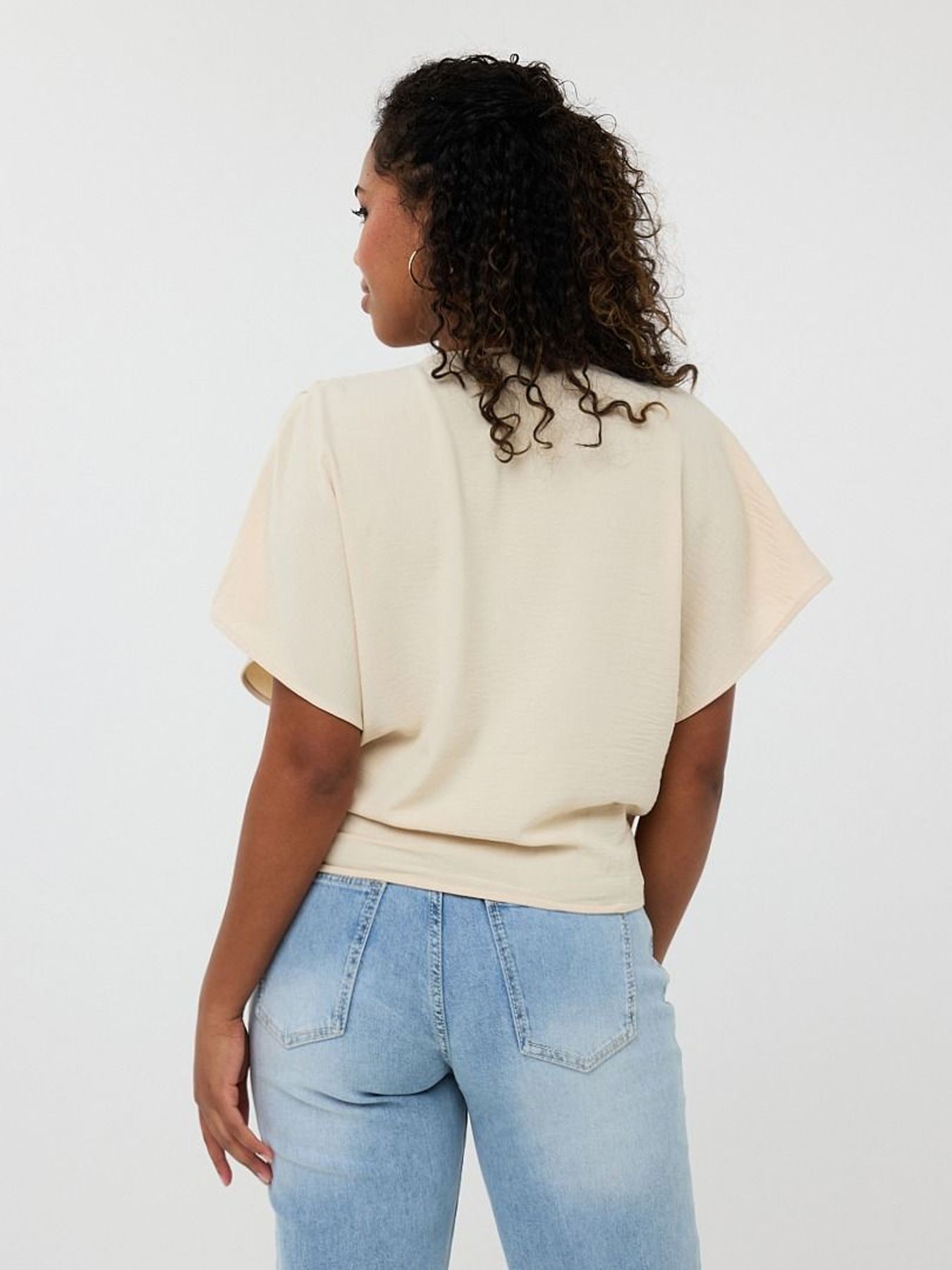 Esqualo Top overlap crinkle 000 black 2900156442120