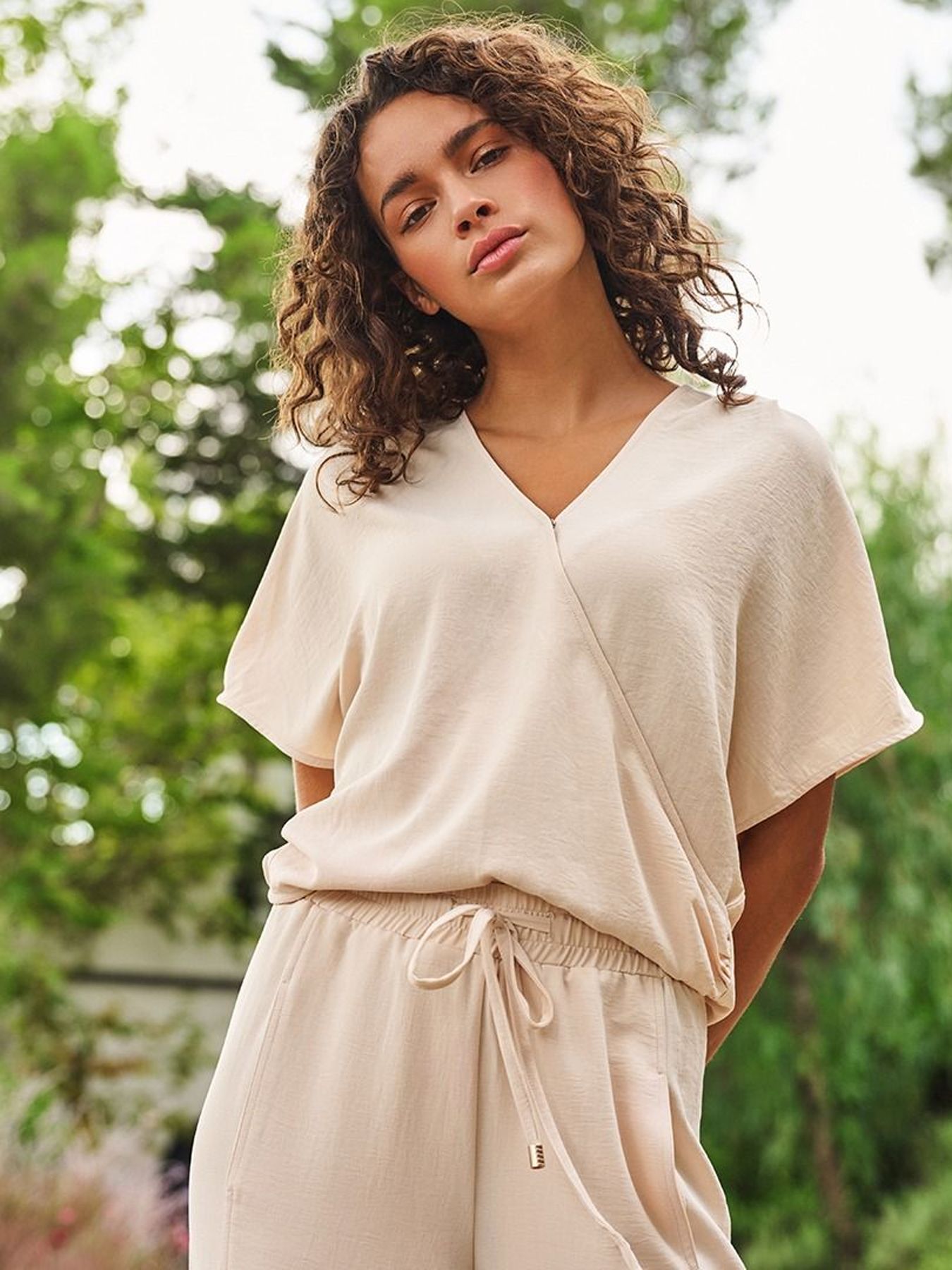 Esqualo Top overlap crinkle 000 black 2900156442120