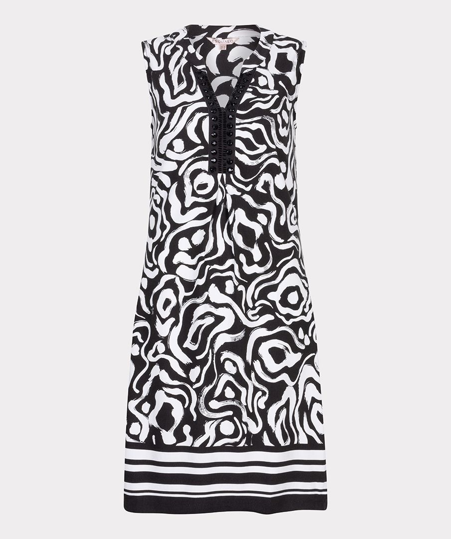 Esqualo Dress slv/lss beads Playful Print SJ 999 print 2900156443073