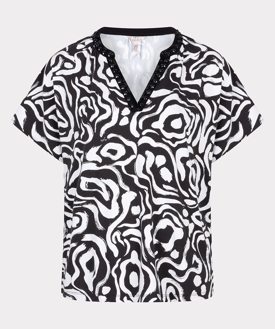Esqualo Top beads Playful Print SJ 999 print 2900156444032