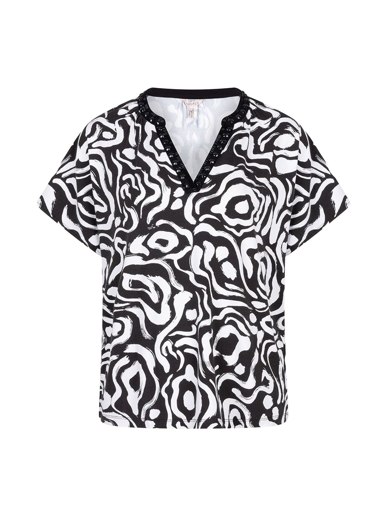 Esqualo Top beads Playful Print SJ 999 print 2900156444070 Esqualo Top beads Playful Print SJ 999 print 2900156444070