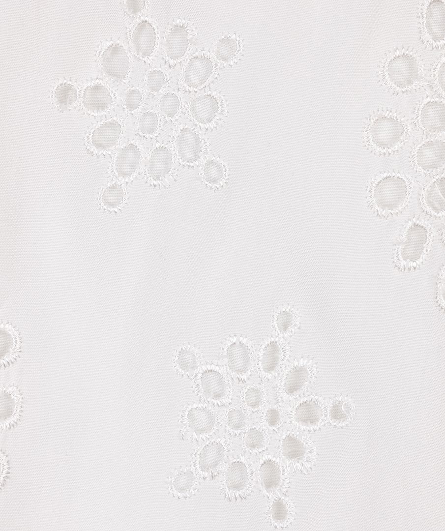 Esqualo Blouse allover embroidery 120 off white 2900156446135