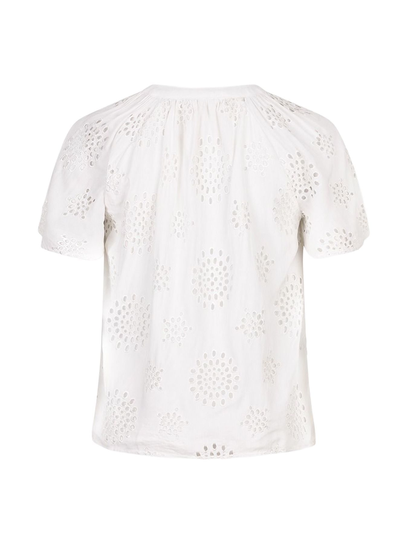 Esqualo Blouse allover embroidery 120 off white 2900156446135