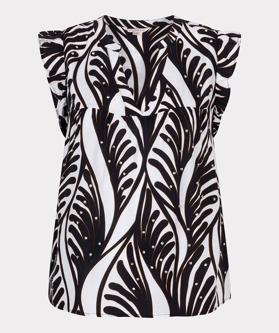 Esqualo Blouse slv/lss Summer Vibes 999 print 2900156448122