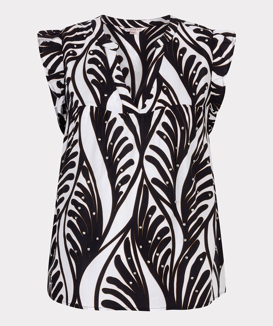 Esqualo Blouse slv/lss Summer Vibes 999 print 2900156448146