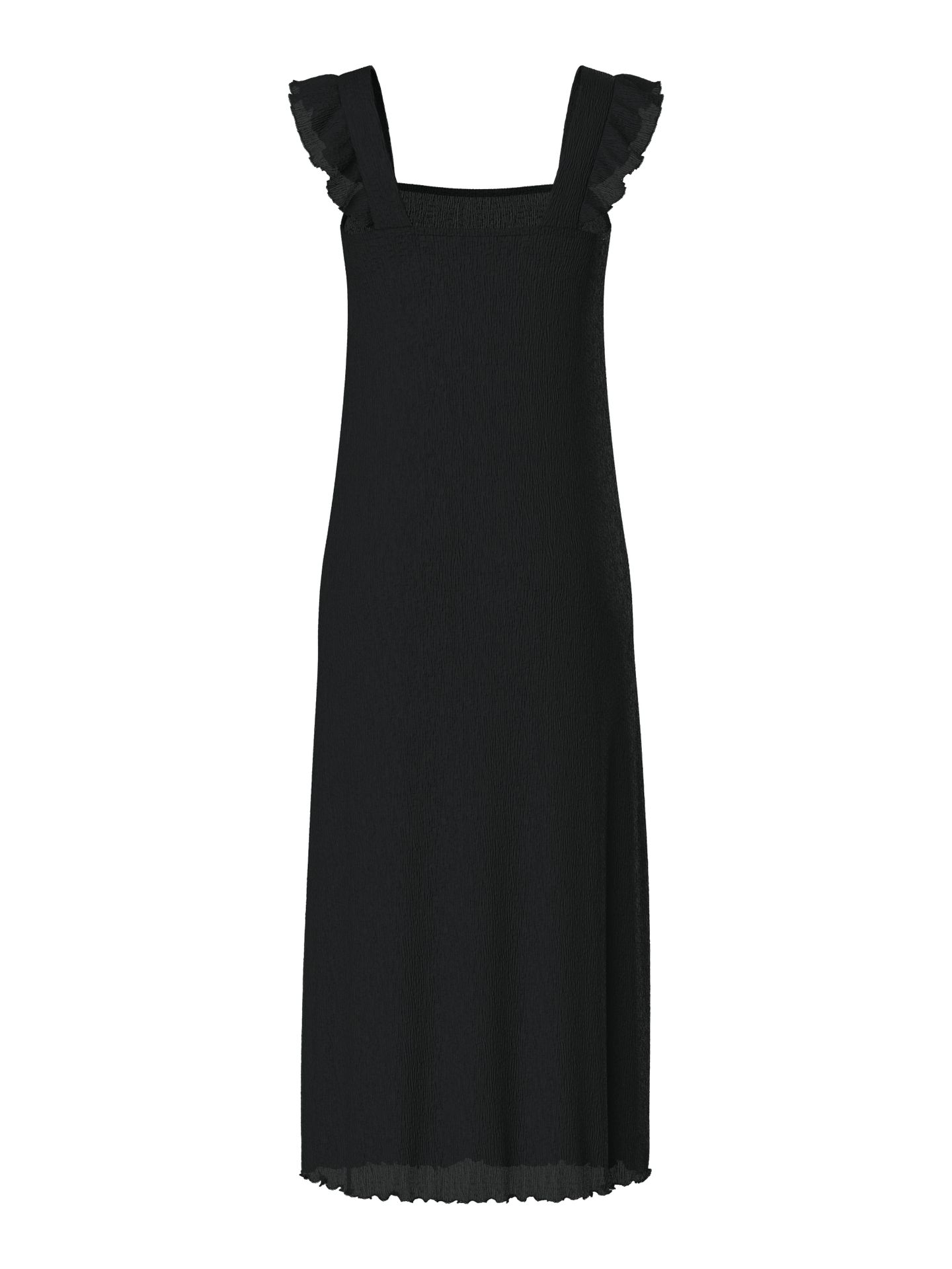 Pieces PCFLORA STRAP FLOUNCE DRESS JRS BC Black 2900156455014