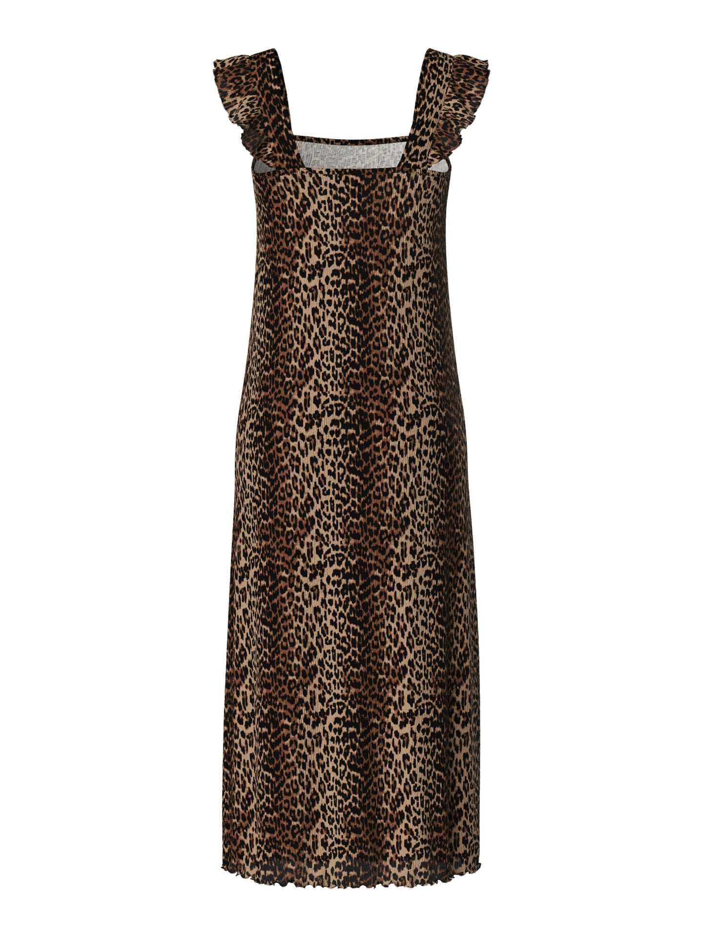 Pieces PCFLORA STRAP FLOUNCE DRESS JRS BC Black/Leo 2900156451047
