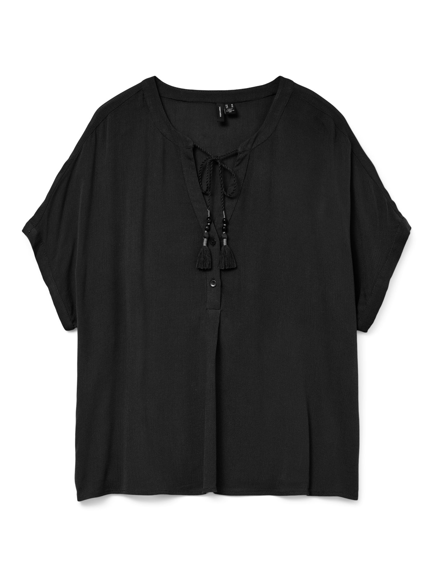 Vero Moda VMBENTE SS WIDE TOP WVN GA Black 00113267-EKA26011400000025