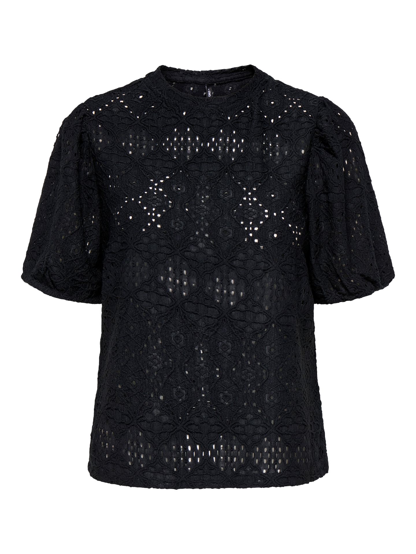 Only ONLLUZ S/S PUFF SLEEVE TOP JRS Black 2900156467024