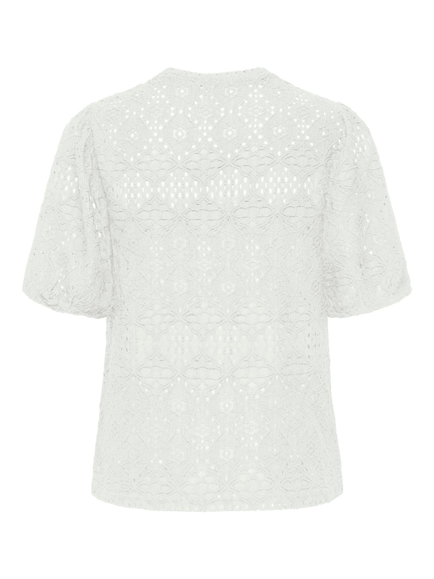 Only ONLLUZ S/S PUFF SLEEVE TOP JRS Cloud Dancer 2900156468014