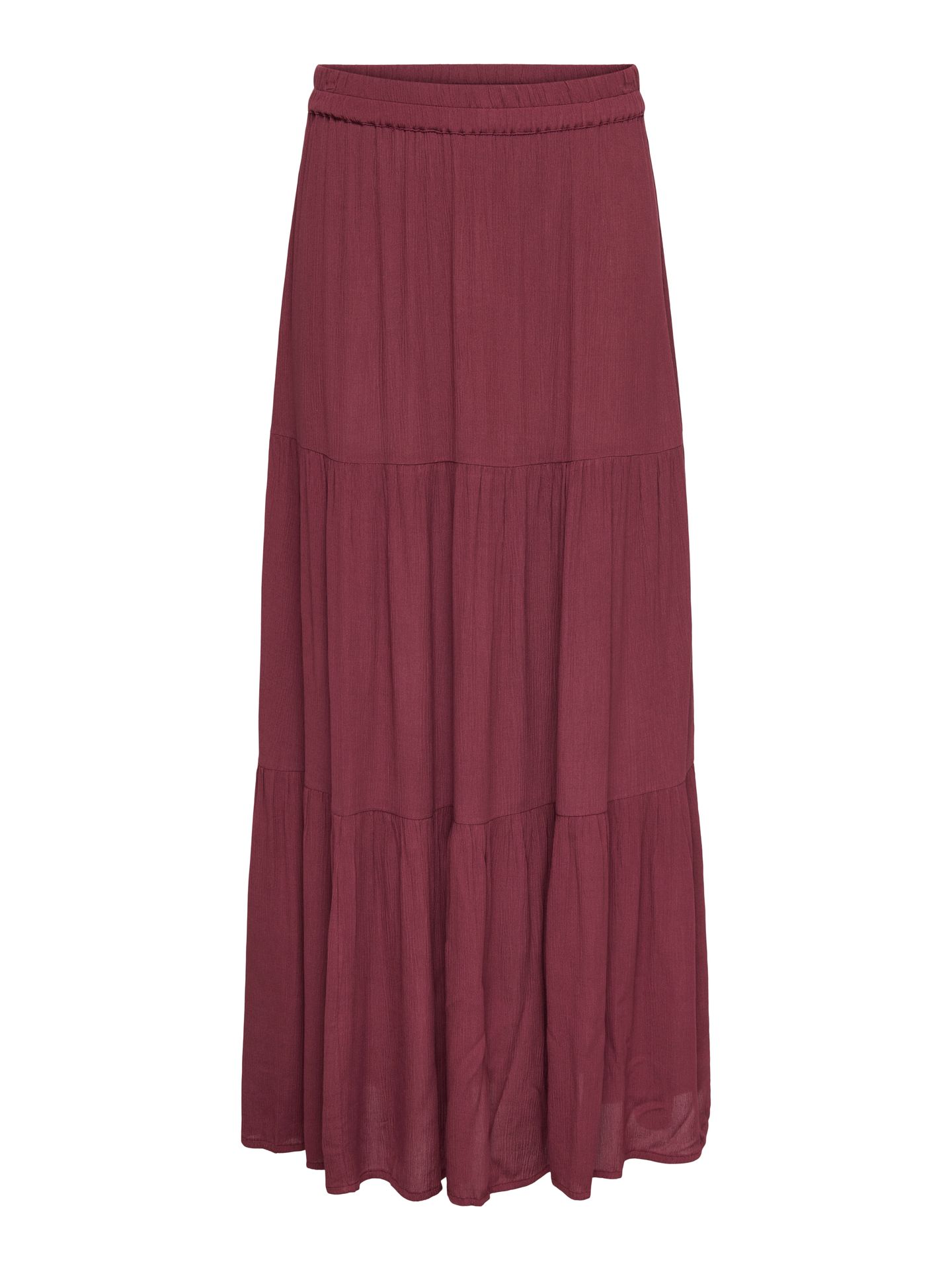 Only ONLMIKKA LIFE LONG SKIRT WVN NOOS Oxblood Red 00113270-EKA26011400000559