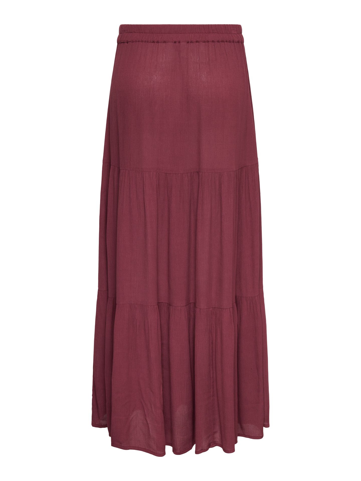 Only ONLMIKKA LIFE LONG SKIRT WVN NOOS Oxblood Red 2900166270027