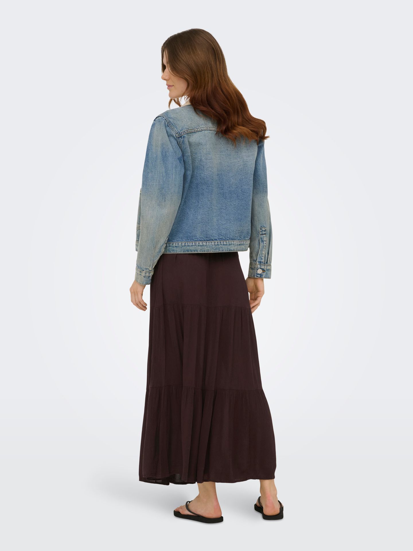 Only ONLMIKKA LIFE LONG SKIRT WVN NOOS Black Coffee 2900166289029