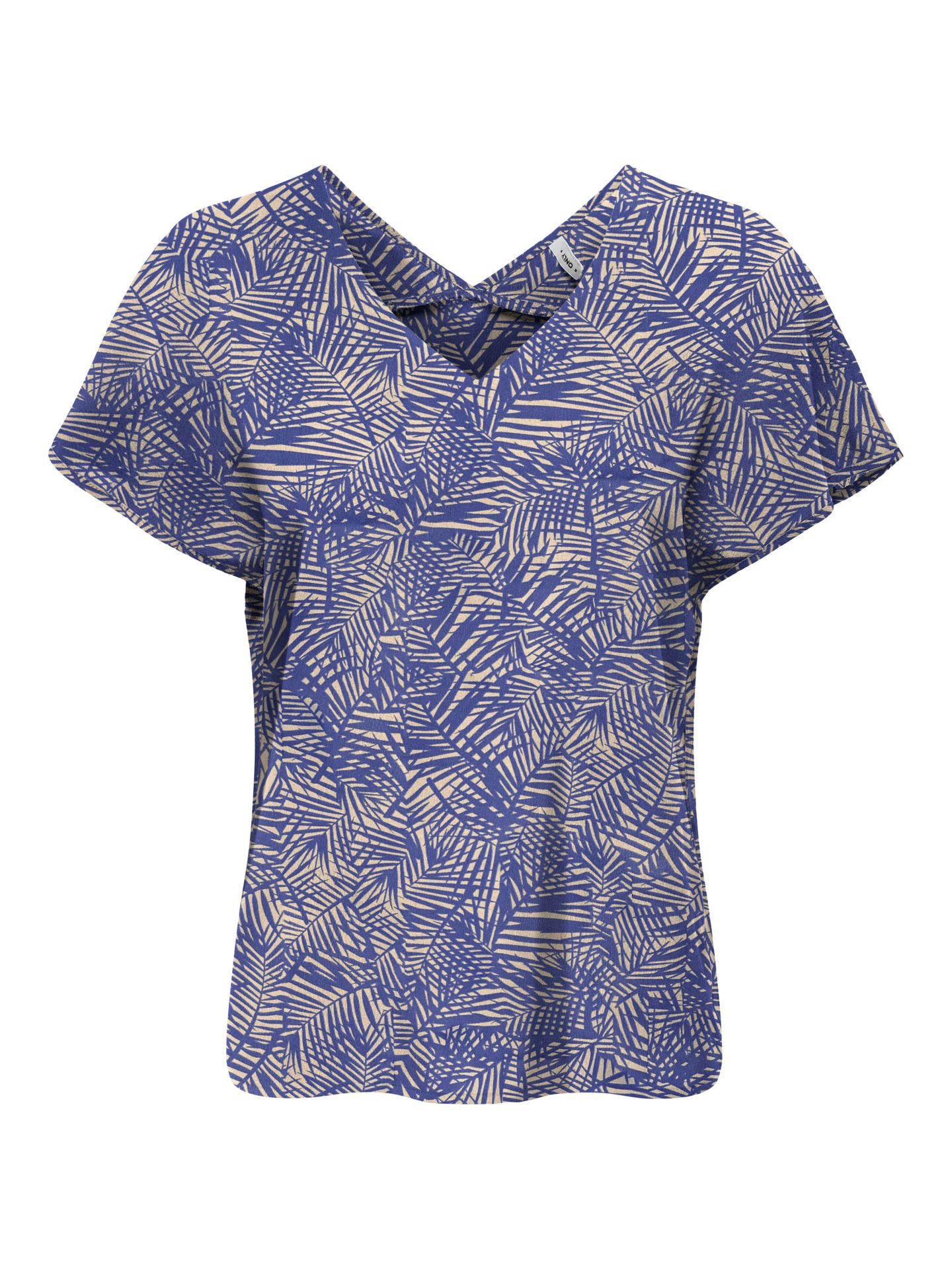 Only ONLNOVA LIFE VIS S/S EMMY TOP AOP Skipper Blue/671 Vacay leaf 2900156474022