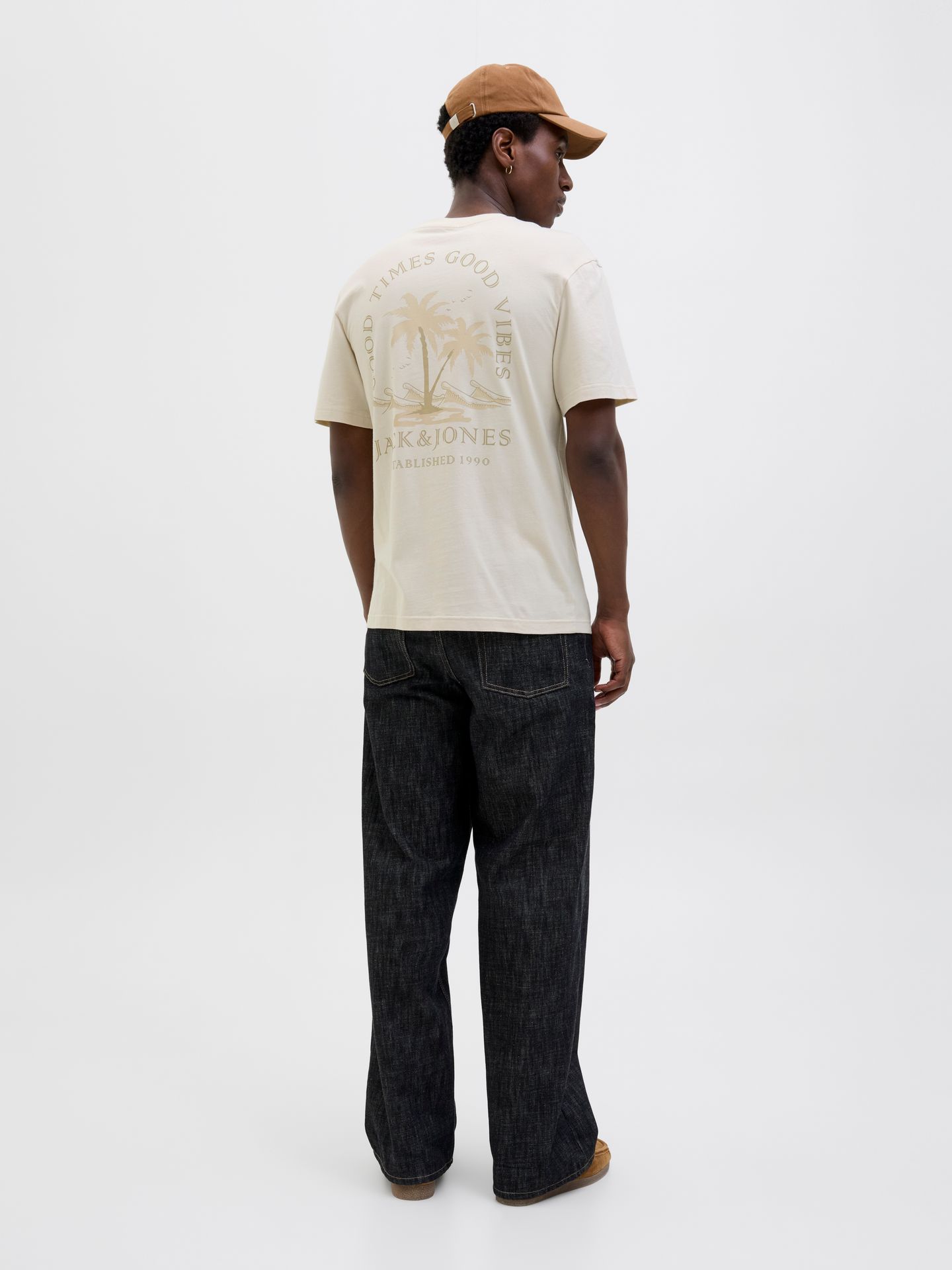 Jack & Jones JJSUMMER VIBES TEE SS CREW NECK LN Moonbeam 2900156482041