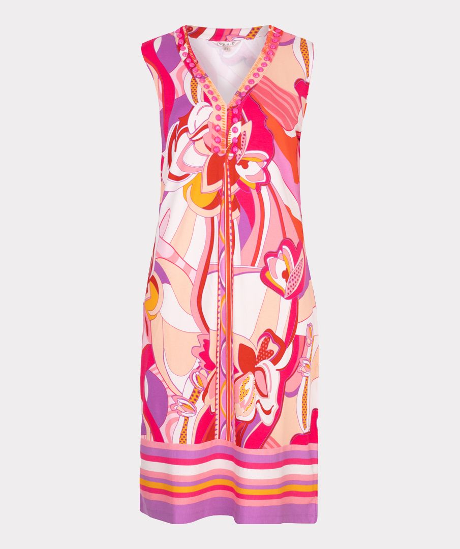 Esqualo Dress slv/lss beads Disco Hit SJ 999 print 00113288-EKA26009300000001