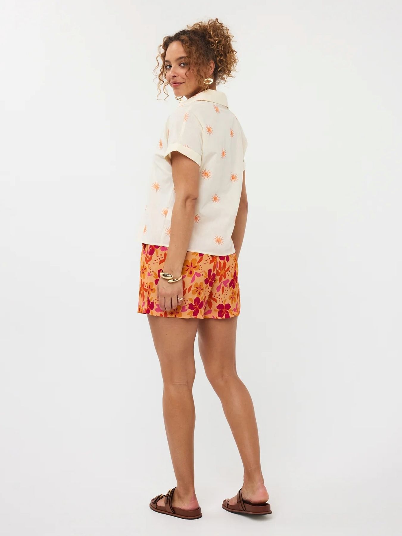 Ydence Blouse Sunny Off white/peach 2900156501070