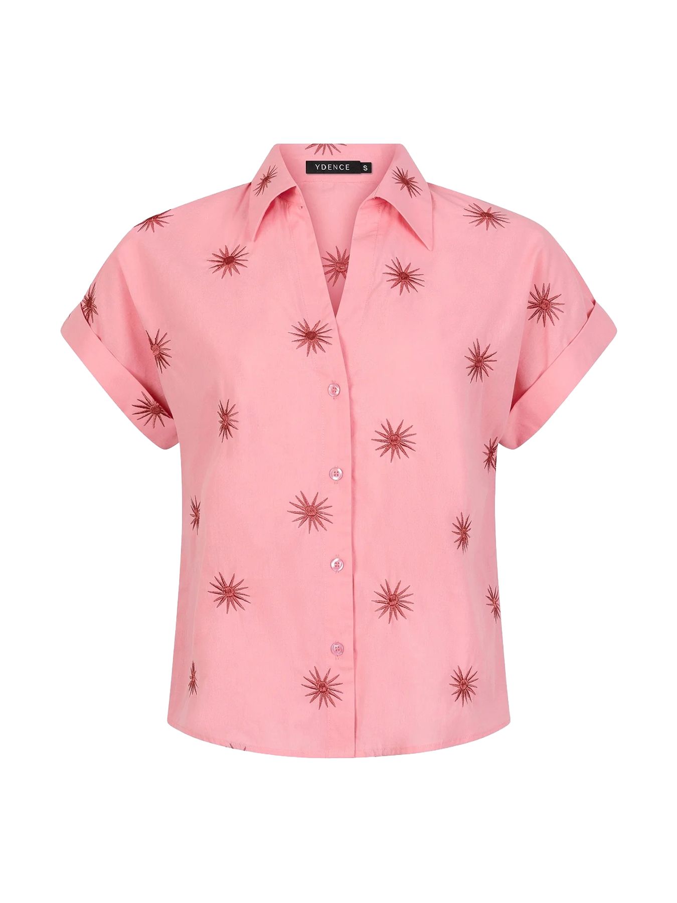 Ydence Blouse Sunny Coral Pink/Stone red 2900156502046