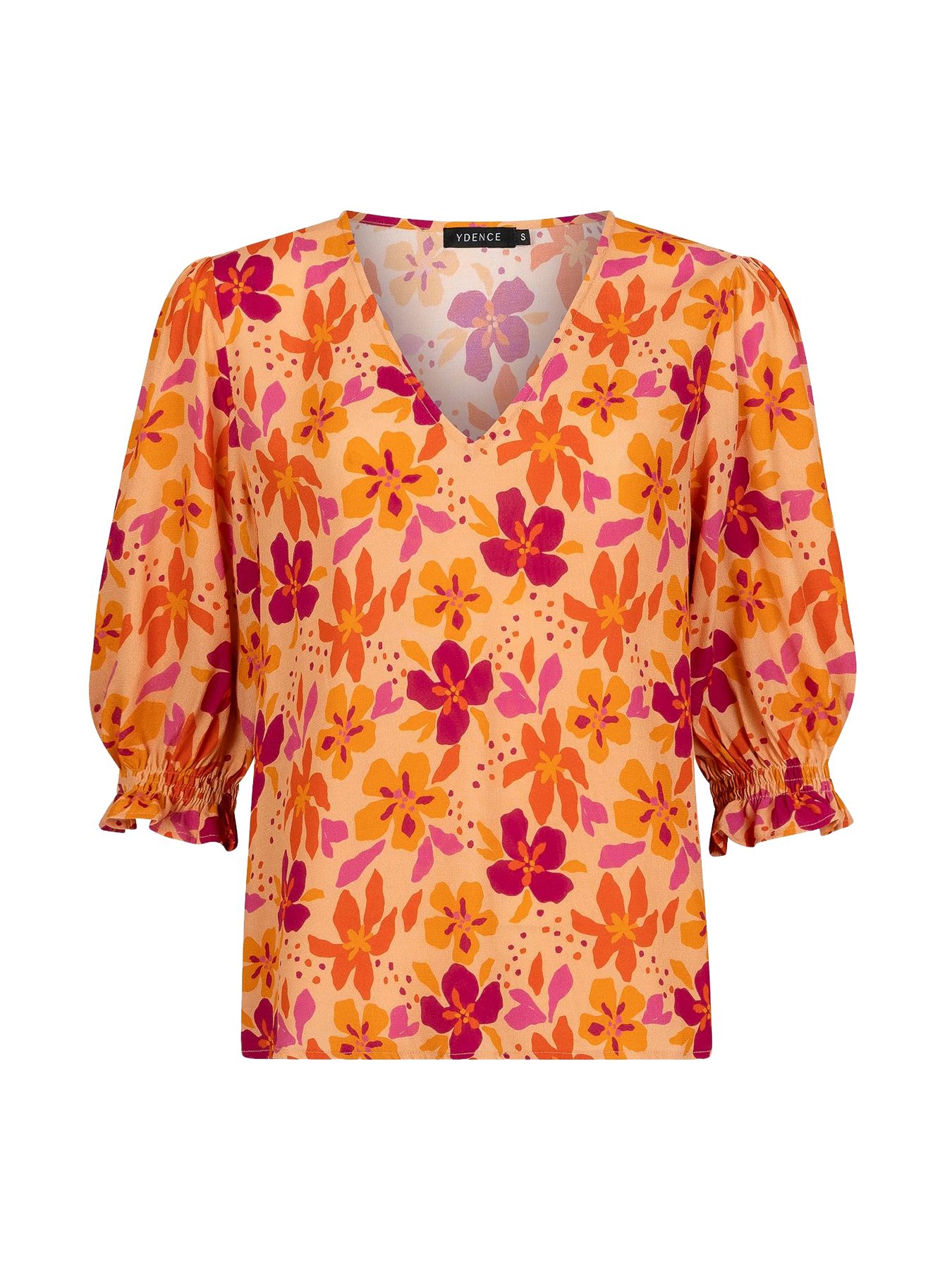 Ydence Top Jordan Orange Flower 00113292-1038