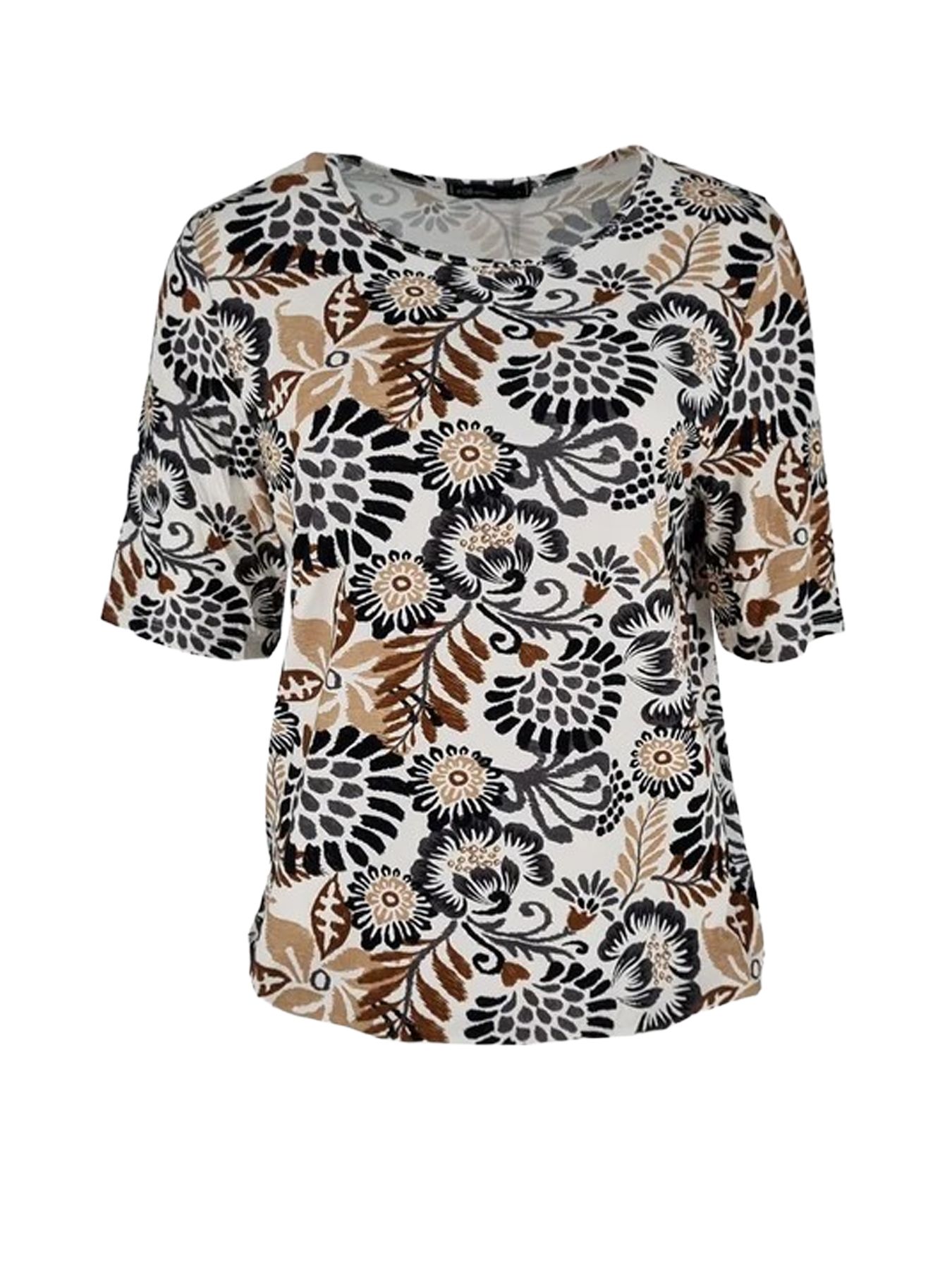 Fos Fashion 7142 Sisi flower stamp Zwart 2900156525069