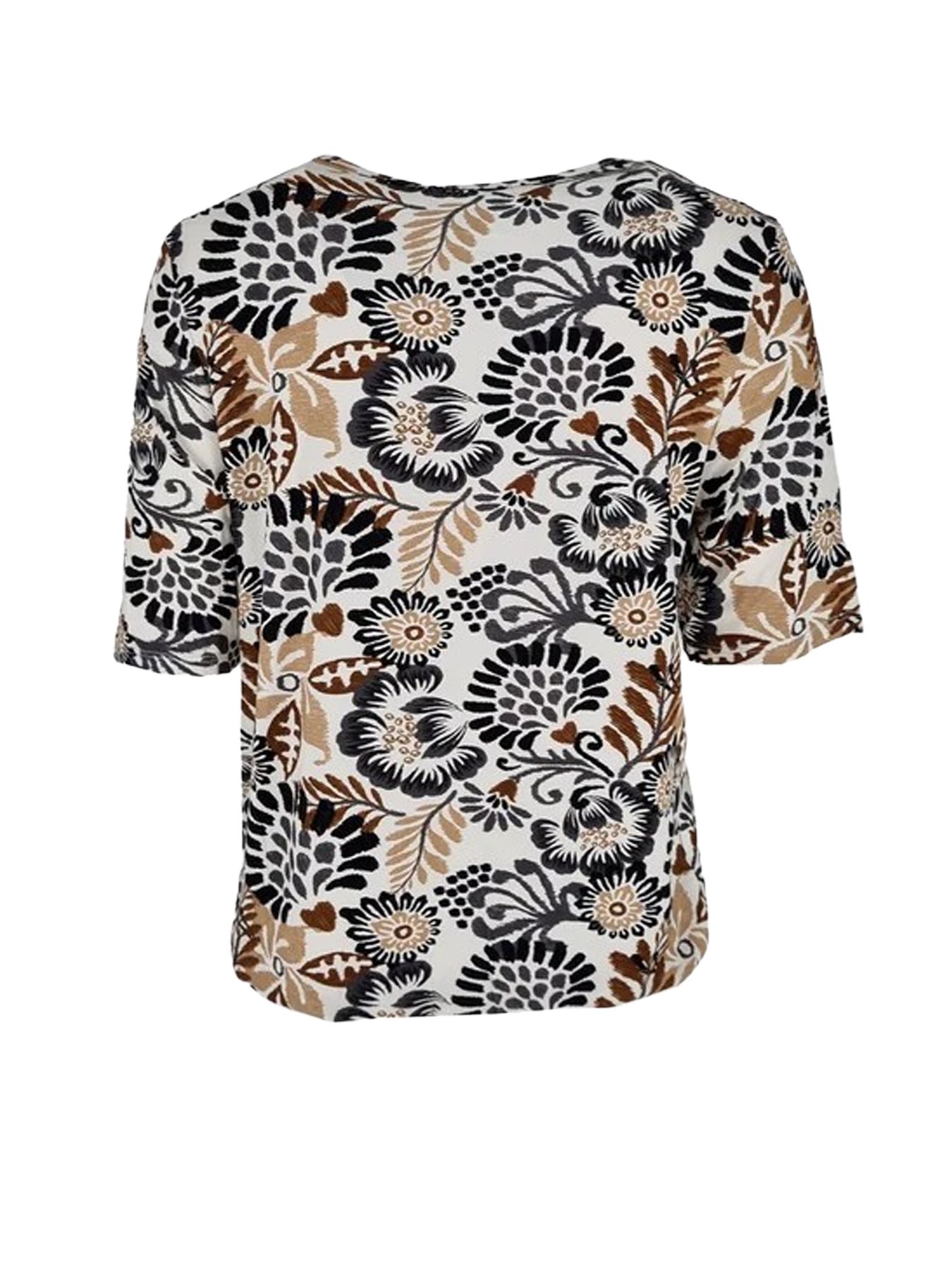 Fos Fashion 7142 Sisi flower stamp Zwart 2900156525045