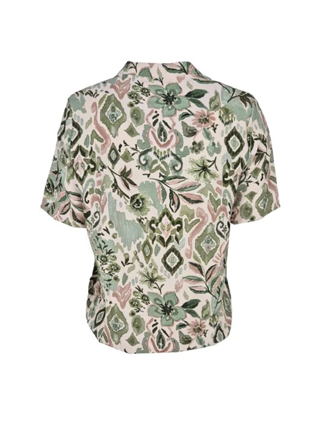 Fos Fashion 7359 Top Doortje bloem ikat Army 2900156540086