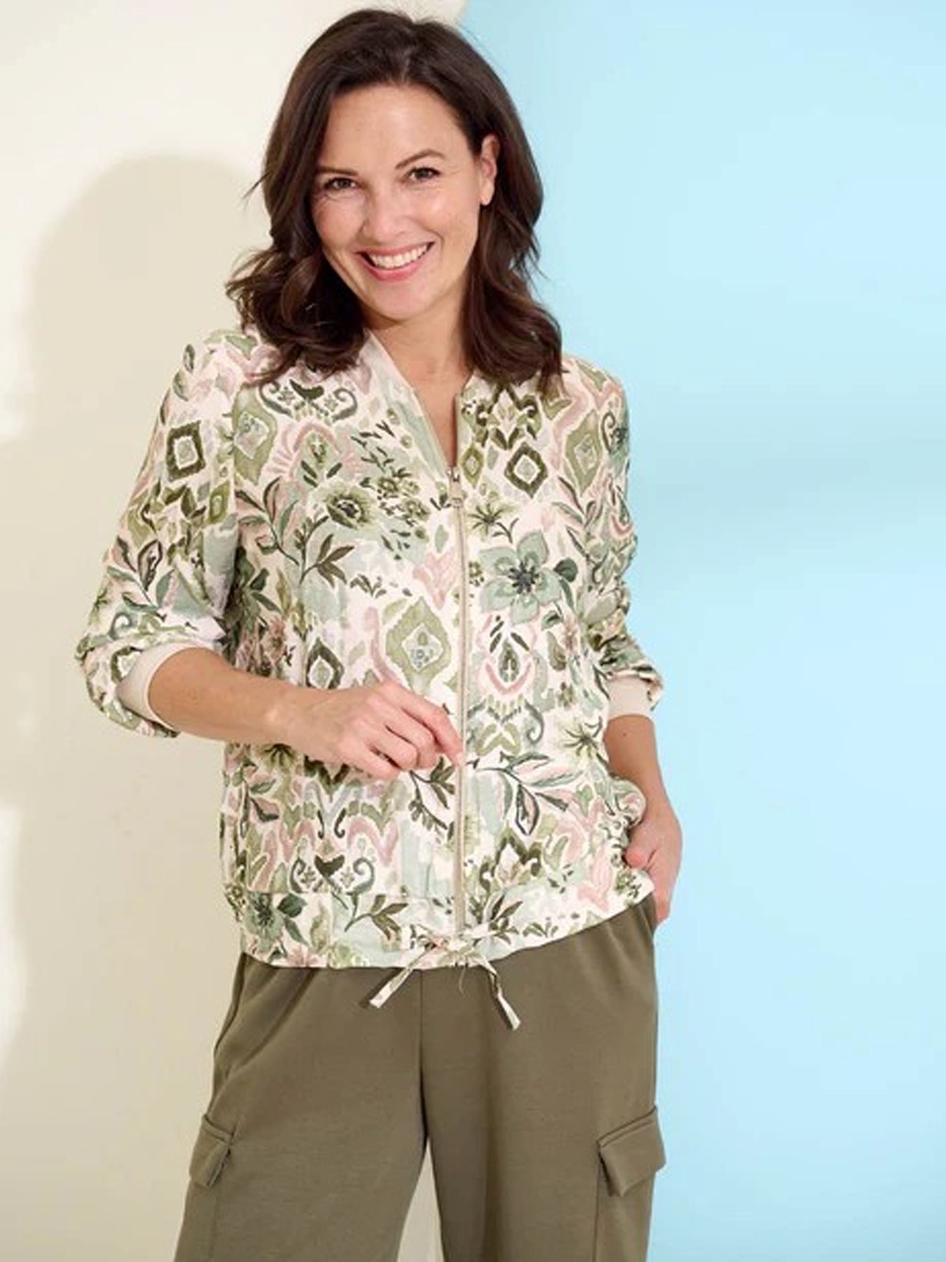 Fos Fashion 7365 Jack bambi koord bloem ikat Army 2900156536034