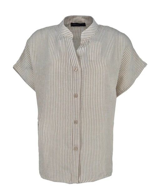 Fos Fashion 7394 Blouse Katie classic streep Beige 2900156965049