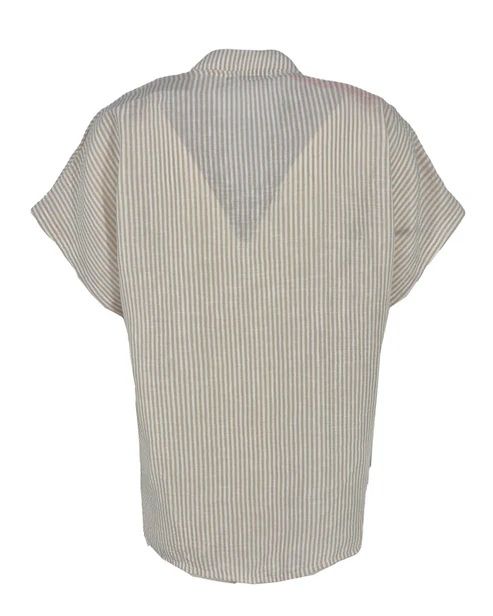Fos Fashion 7394 Blouse Katie classic streep Beige 2900156965049