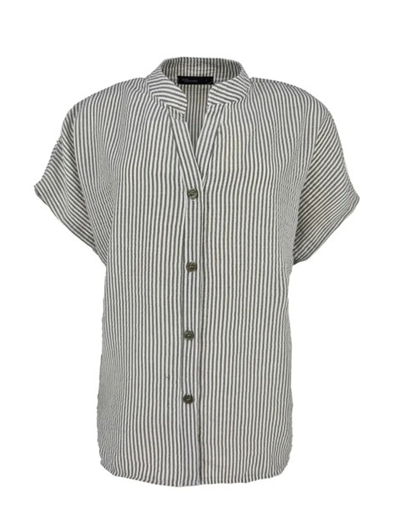 Fos Fashion 7394 Blouse Katie classic streep Army 2900156534078