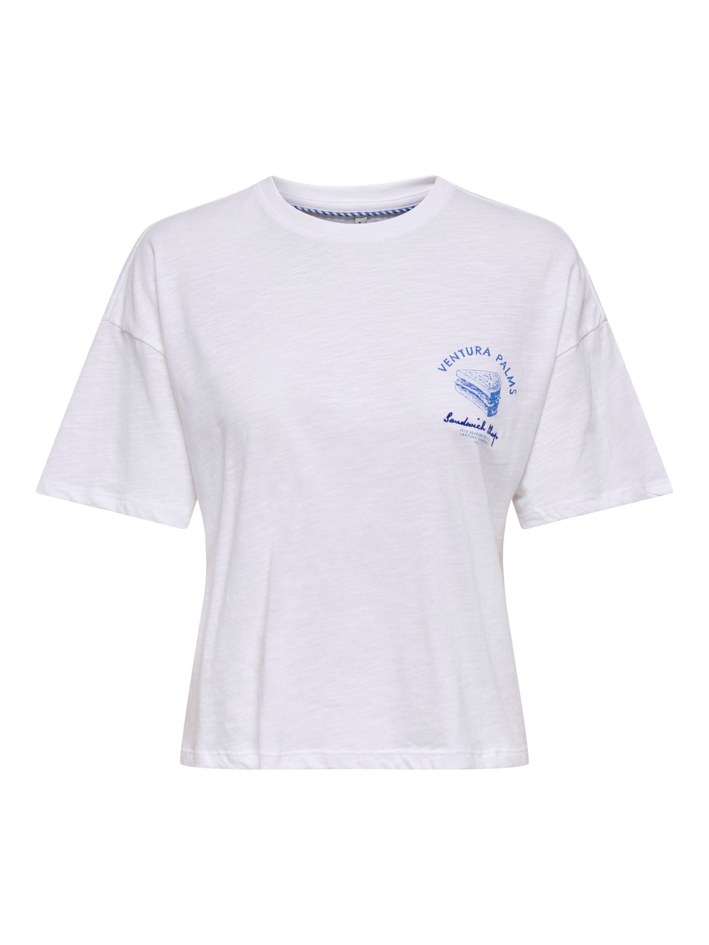 Only ONLBONE S/S DINING TO BOX JRS Bright White/Heart 00113322-EKA26011400000226