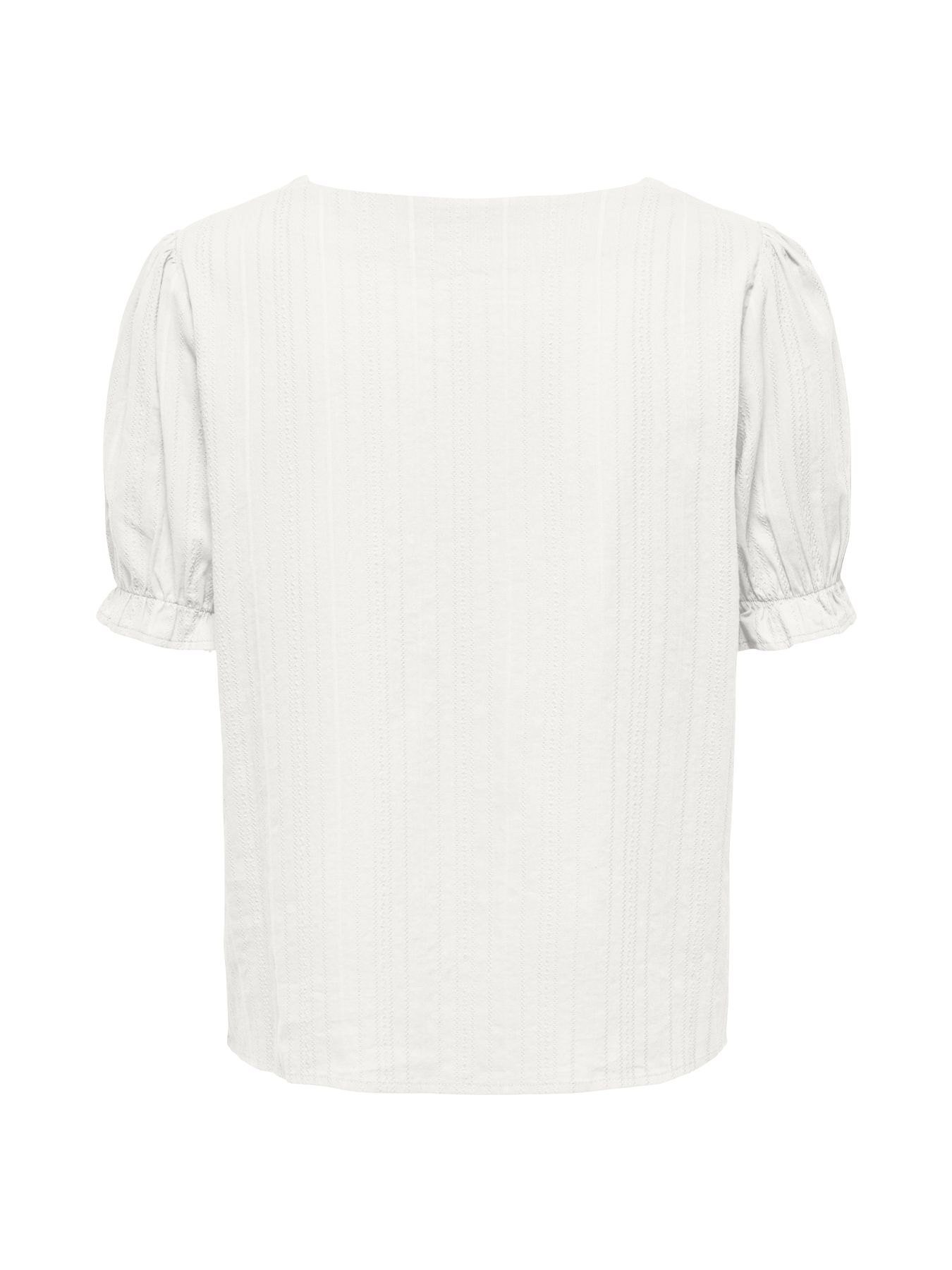 Only ONLERIKA SS V-NECK TOP WVN CS Cloud Dancer 2900156578027