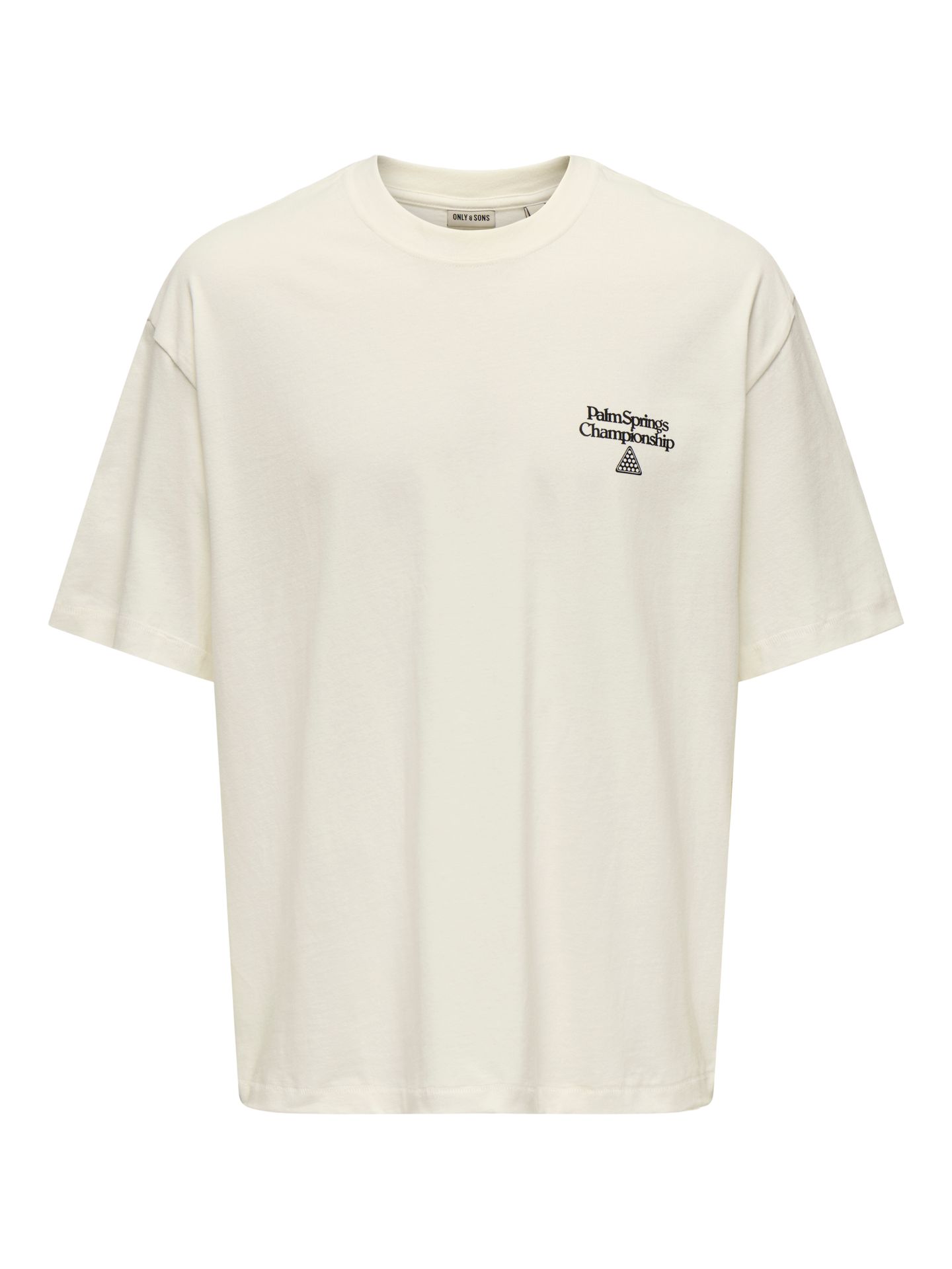 Only & Sons ONSMILO PASADENA OVS SS TEE Cloud Dancer/COLADA CLUB 2900156591026