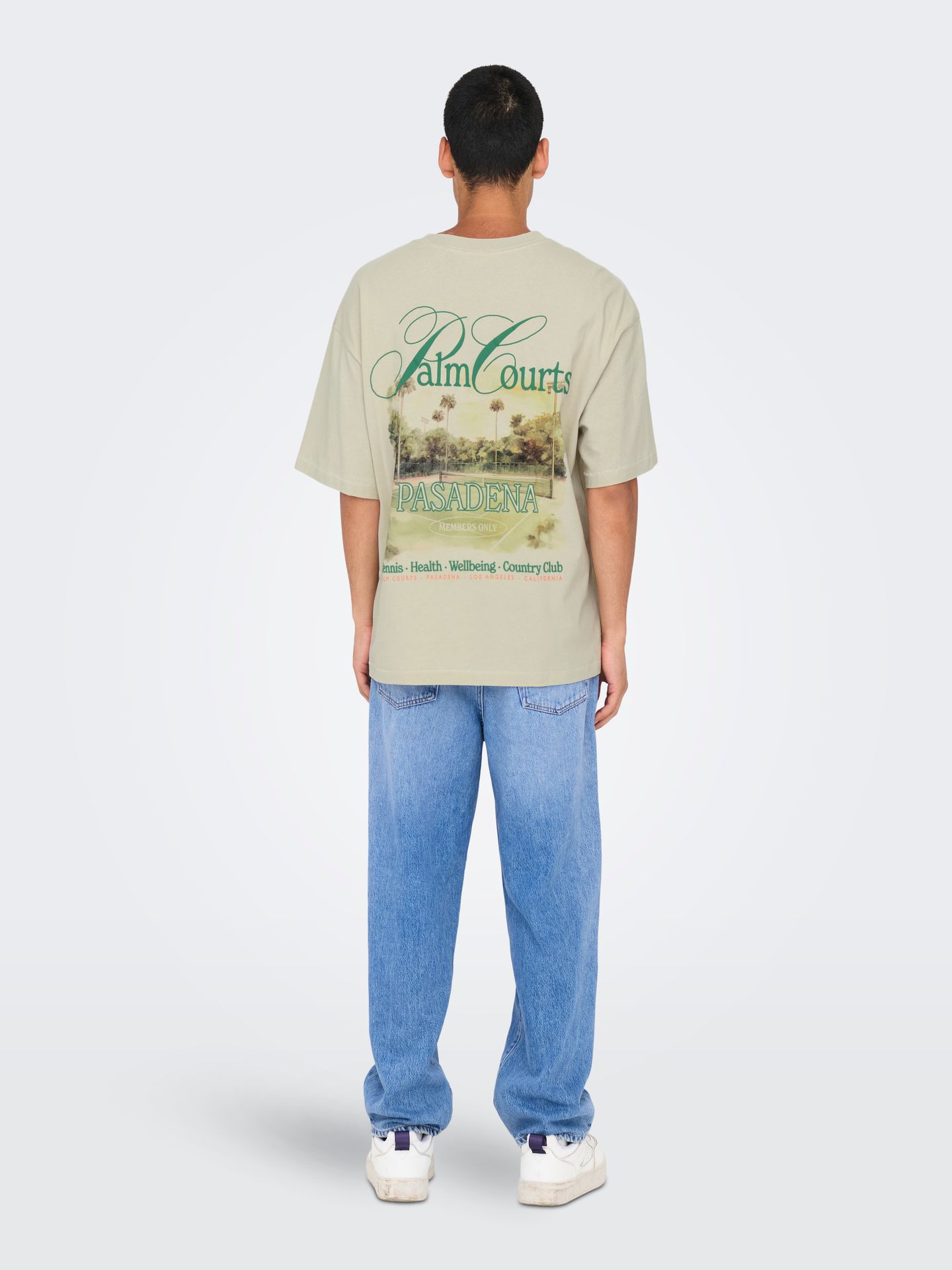 Only & Sons ONSMILO PASADENA OVS SS TEE Moonstruck/MOONSTRUCK COURTS 2900156592016