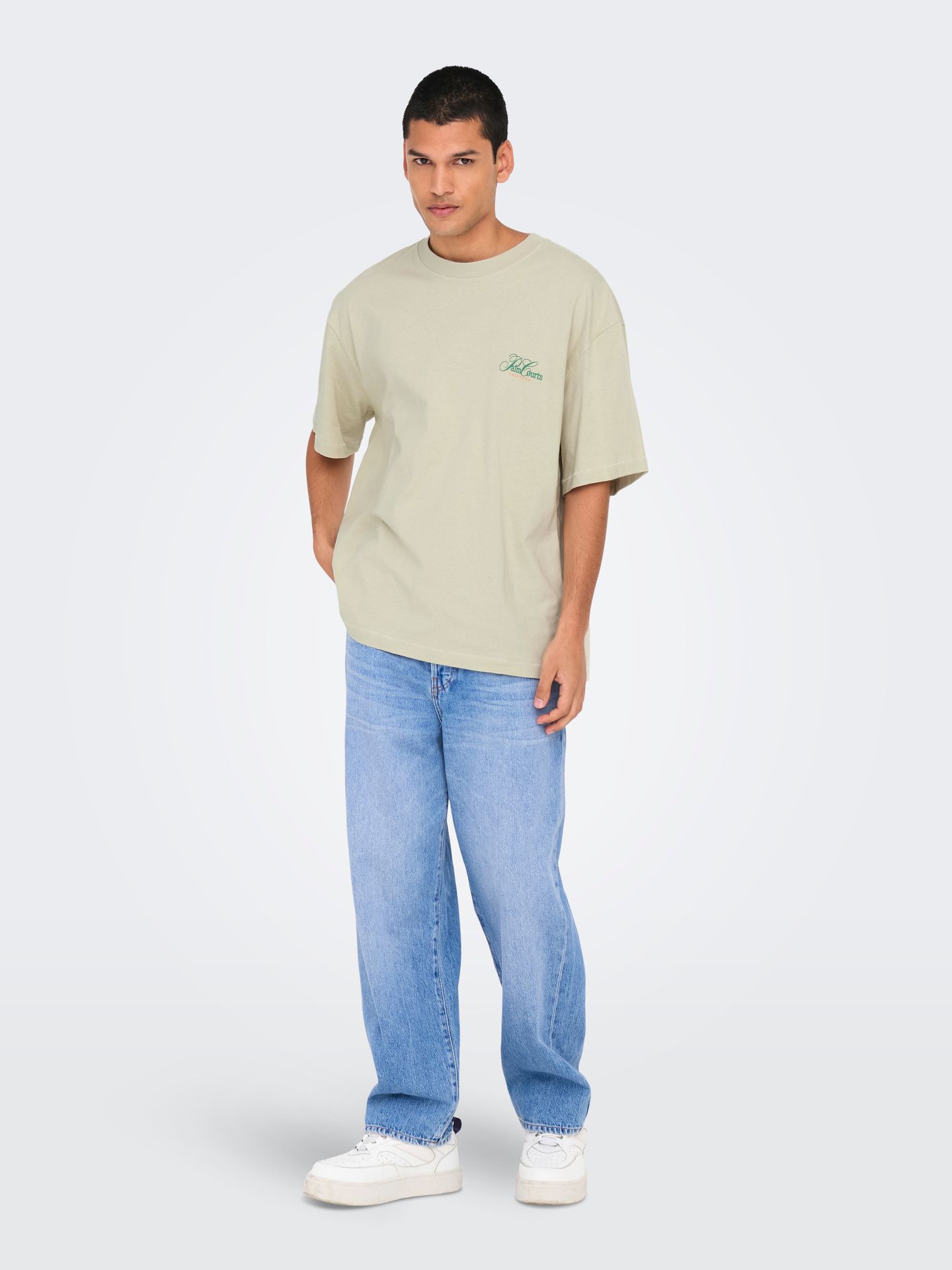 Only & Sons ONSMILO PASADENA OVS SS TEE Moonstruck/MOONSTRUCK COURTS 2900156592016