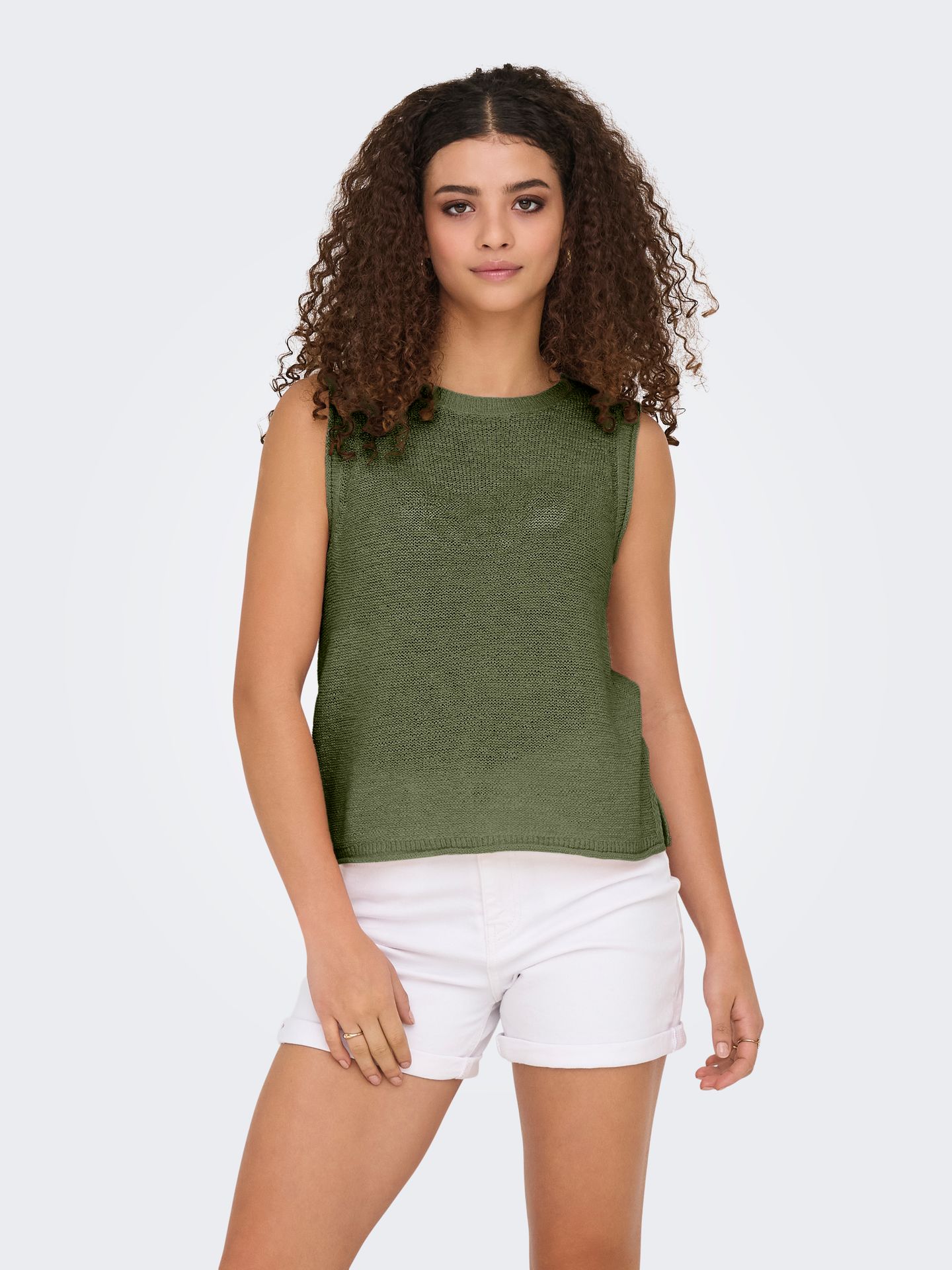 Only ONLSUNNY O-NECK TANK TOP KNT NOOS Kalamata 00113465-EKA26011400000085