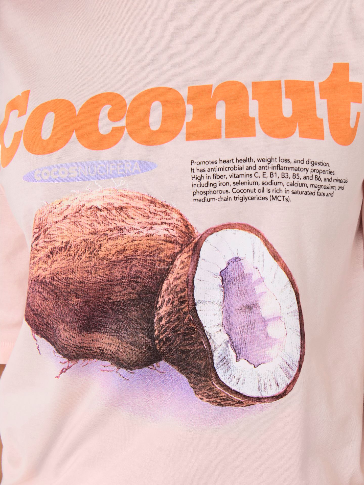 Only ONLPHOEBE S/S FRESH TOP BOX JRS Mauve Chalk/Coconut 2900156857054