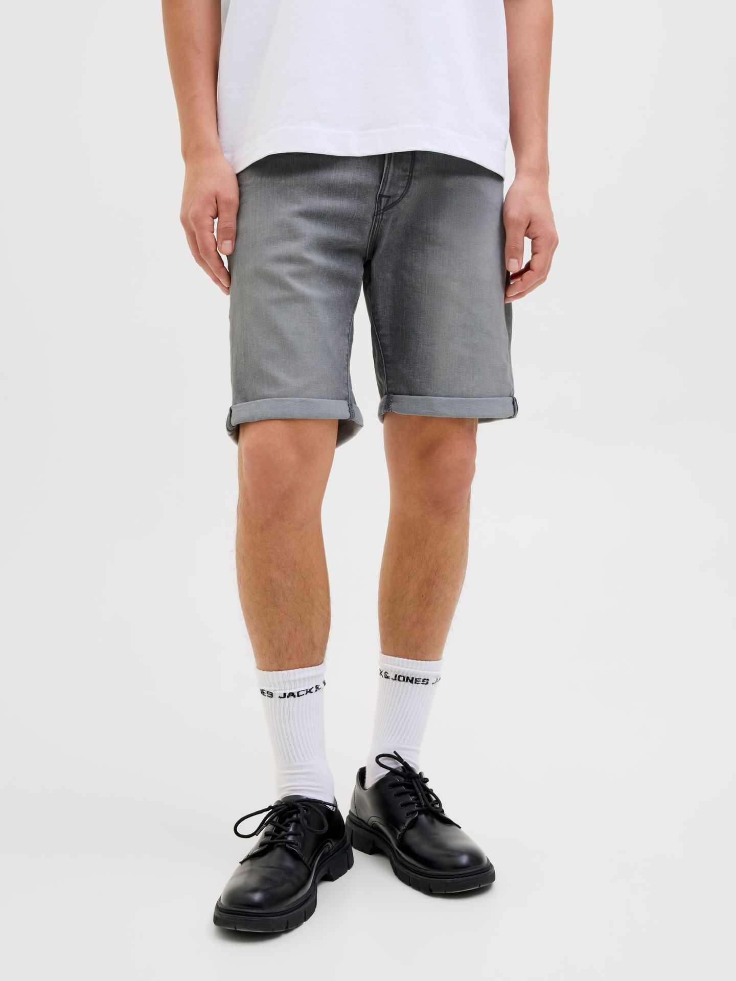 Jack & Jones JJIRICK JJFOX SHORTS CB 310 SN Grey Denim/AM 313 00113469-EKA26011400002954