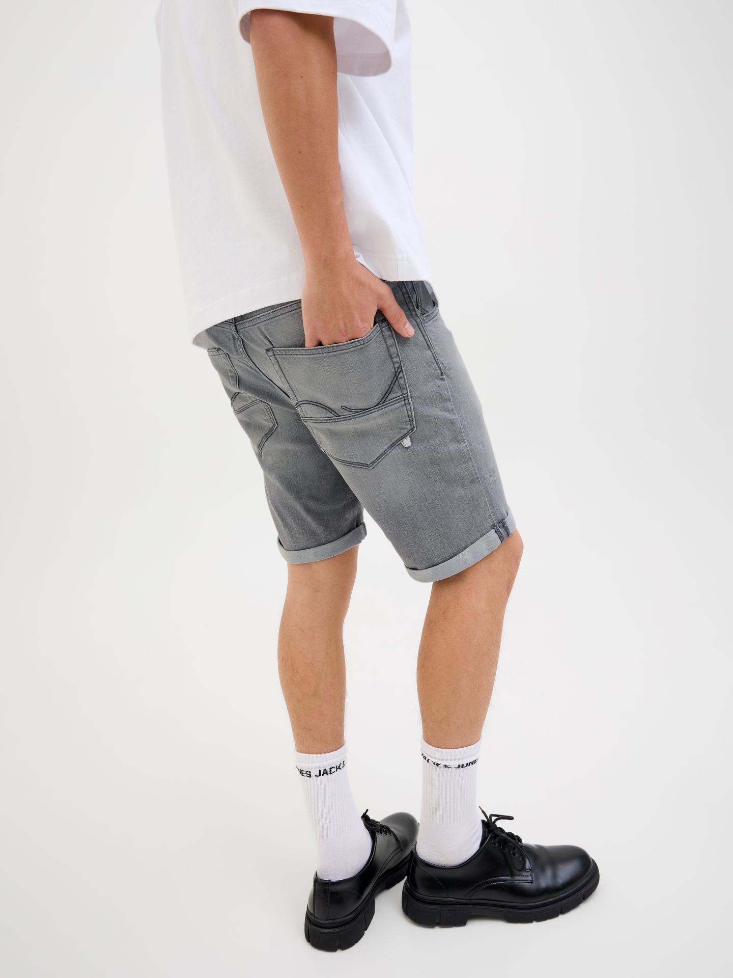 Jack & Jones JJIRICK JJFOX SHORTS CB 310 SN Grey Denim/AM 313 2900156865042
