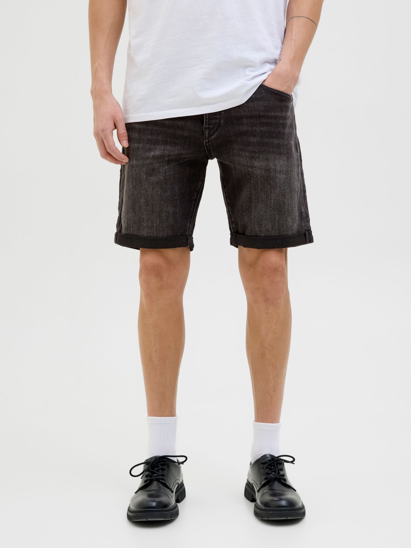 Jack & Jones JJIRICK JJFOX SHORTS CB 310 SN Black Denim/AM 317 2900164387024