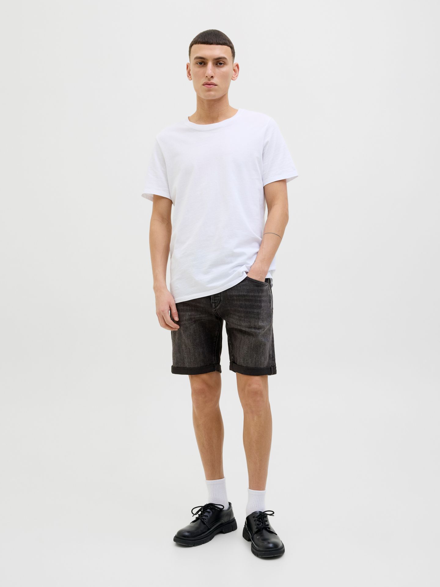 Jack & Jones JJIRICK JJFOX SHORTS CB 310 SN Black Denim/AM 317 2900164387024