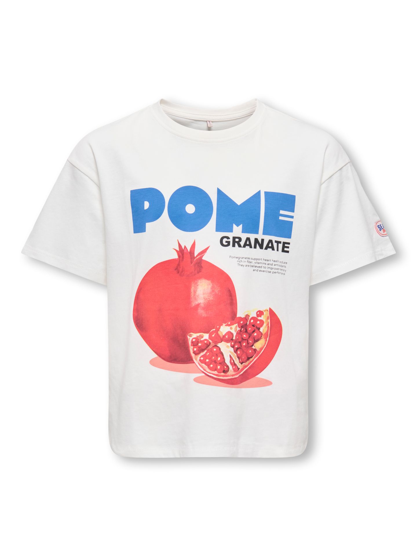 Only KOGPHOEBE LIFE SS LOOSE FRSH TOP BO Cloud Dancer/Guava 2900156863017