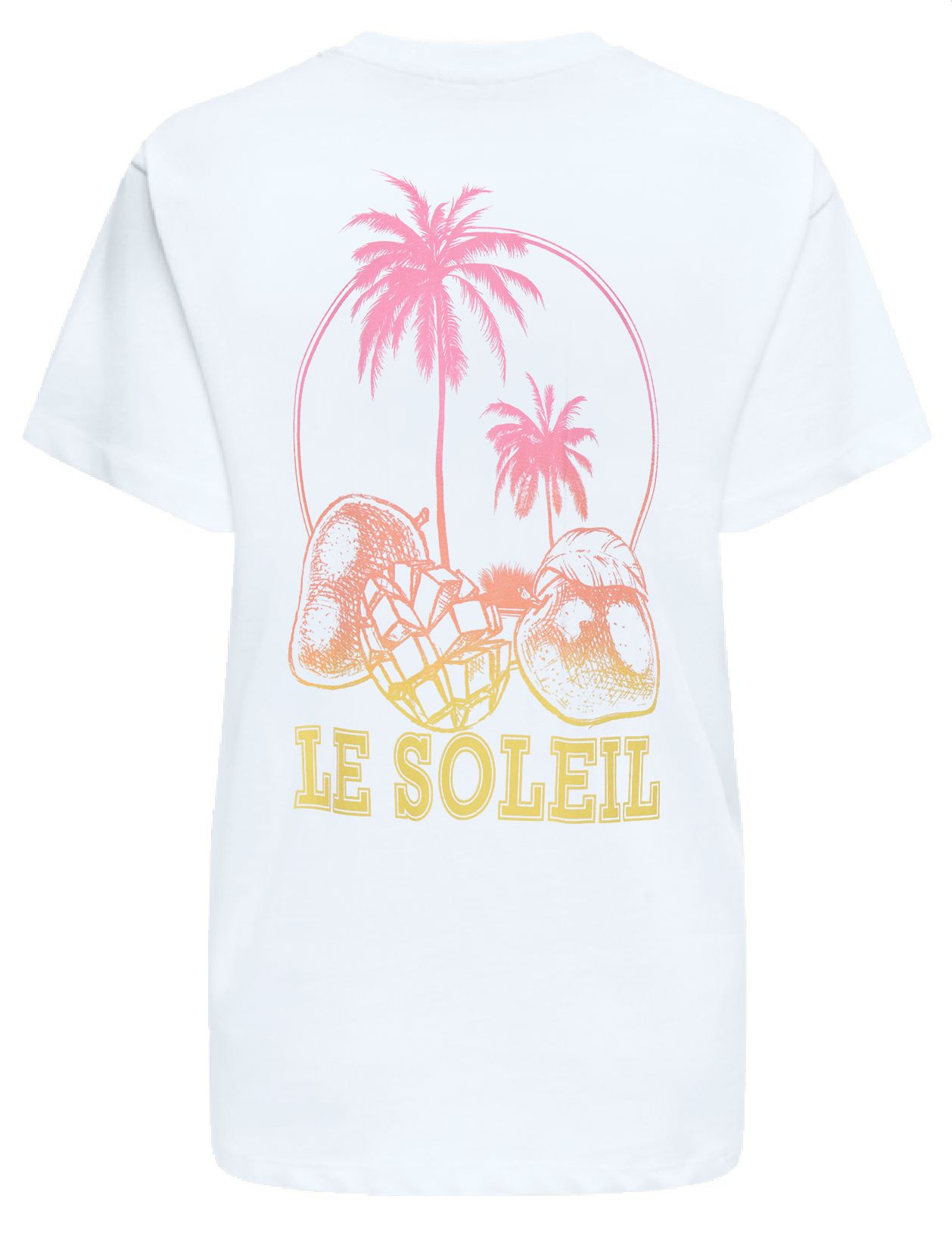 Only ONLVIVVI LIFE S/S LOVELY TOP CS JRS Bright White/Soleil 00113473-EKA26011400000289