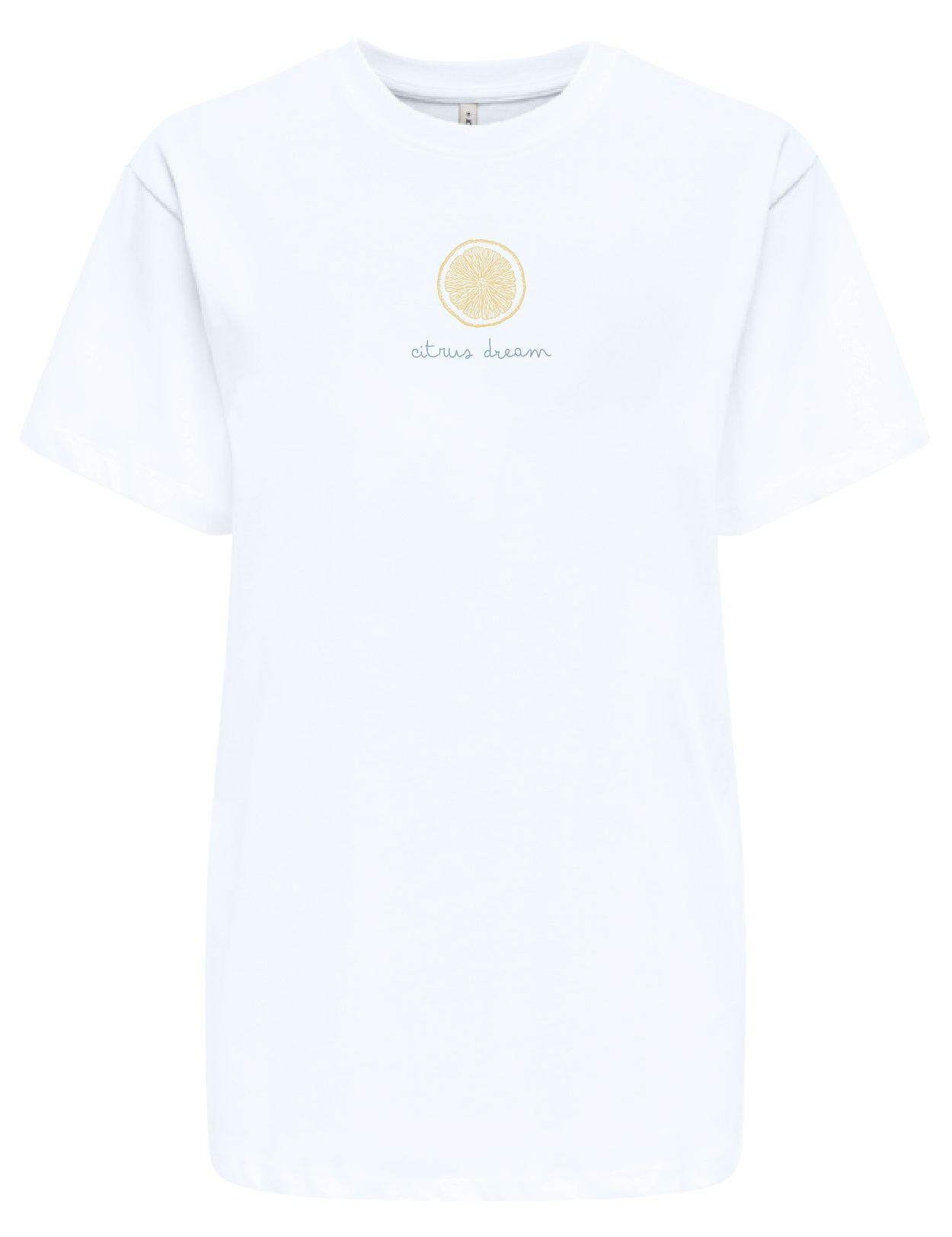 Only ONLVIVVI LIFE S/S LOVELY TOP CS JRS Bright White/HEART 00113473-EKA26011400000290