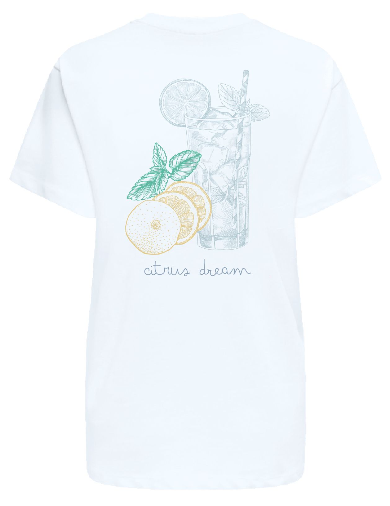 Only ONLVIVVI LIFE S/S LOVELY TOP CS JRS Bright White/HEART 2900156874013