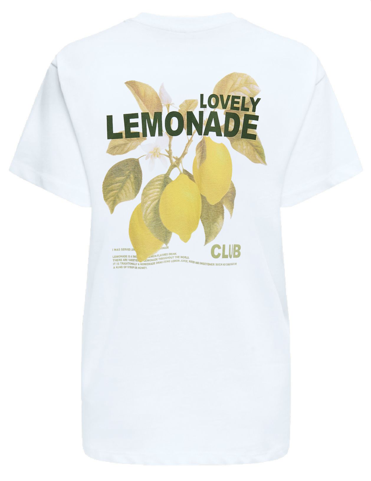 Only ONLVIVVI LIFE S/S LOVELY TOP CS JRS Bright White/Lemonade 00113473-EKA26011400002801