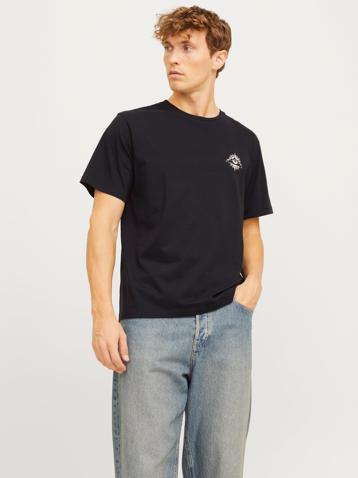 Jack & Jones JJJACKIE TEE SS CREW NECK Black 00113474-EKA26011400000232