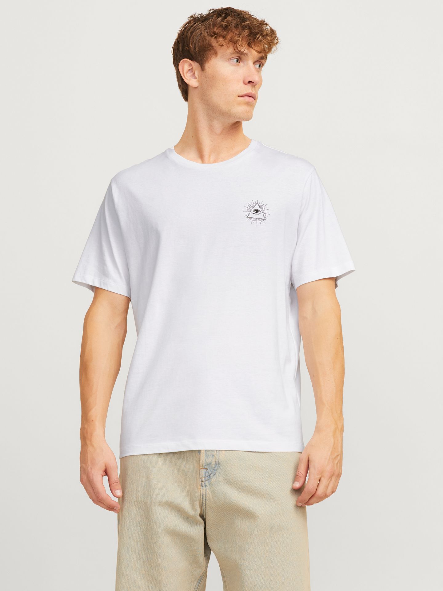 Jack & Jones JJJACKIE TEE SS CREW NECK White 2900156879032