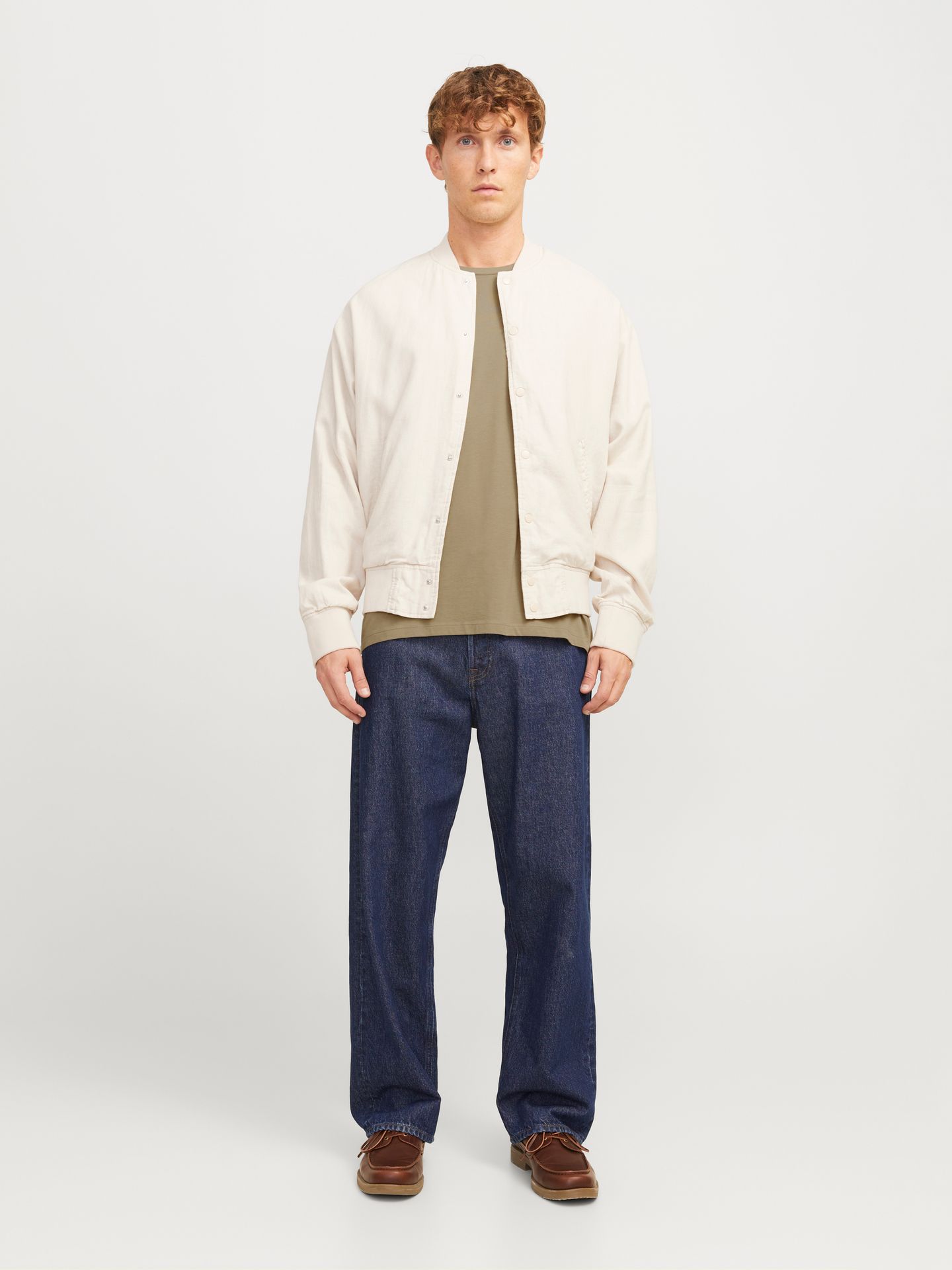 Jack & Jones JJJACKIE TEE SS CREW NECK Coriander 2900156877052