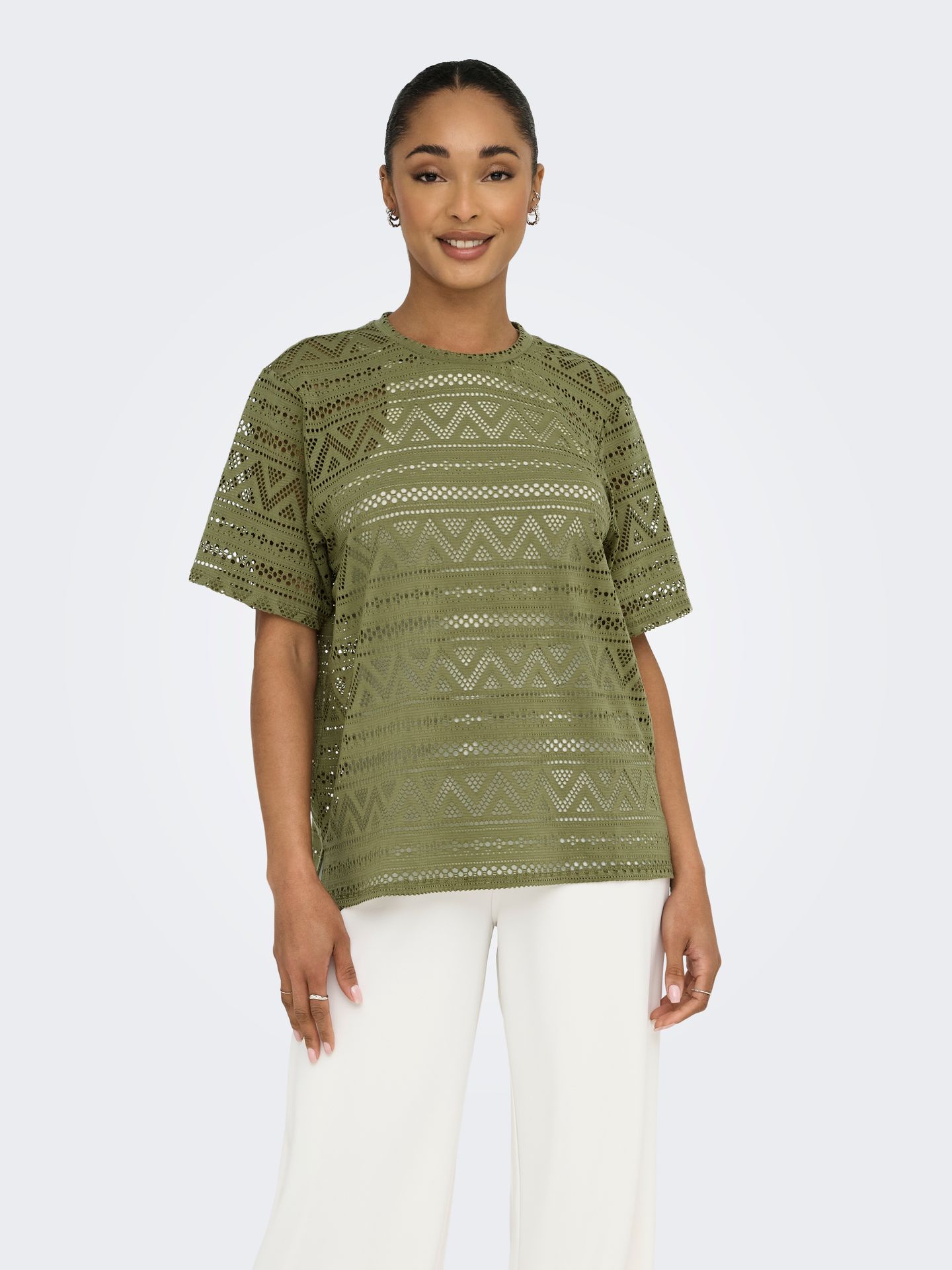 Only ONLANIRI S/S O-NECK TOP JRS Mermaid 00113475-EKA26011400000575